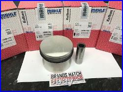 4 x FORD 2.0 OHC PINTO MAHLE PISTONS +1mm High Compression