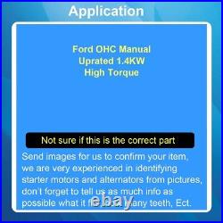Ford Capri 1.6 2.0 Ohc Pinto Manual Brand New Uprated Light Weight Starter Motor