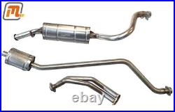 Ford Escort MK2 Exhaust System Stainless Steel OHC 1.6-2.0l RS 2000 & MEXICO