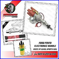 Ford Pinto electronic distributor OHC 4 cyl engine with 8mm Leads Sports Coil