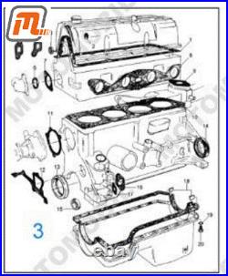 Gasket kit complete engine OHC 2.0l Ford Curtain MK3