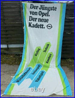 NEU + ORIGINAL Opel Kadett A B C D E Fahne Reklame Banner Werbung