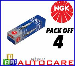 NGK LPG (GAS) Spark Plugs Citroen AX BX C15 Relay Synergie Visa XM #1498 4pk