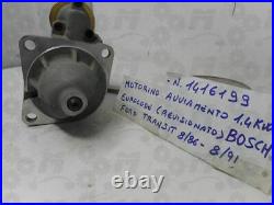 Starter Motor Engine Ohc Ford Transit 86- By Kw 1,4 Bosch Starter Product